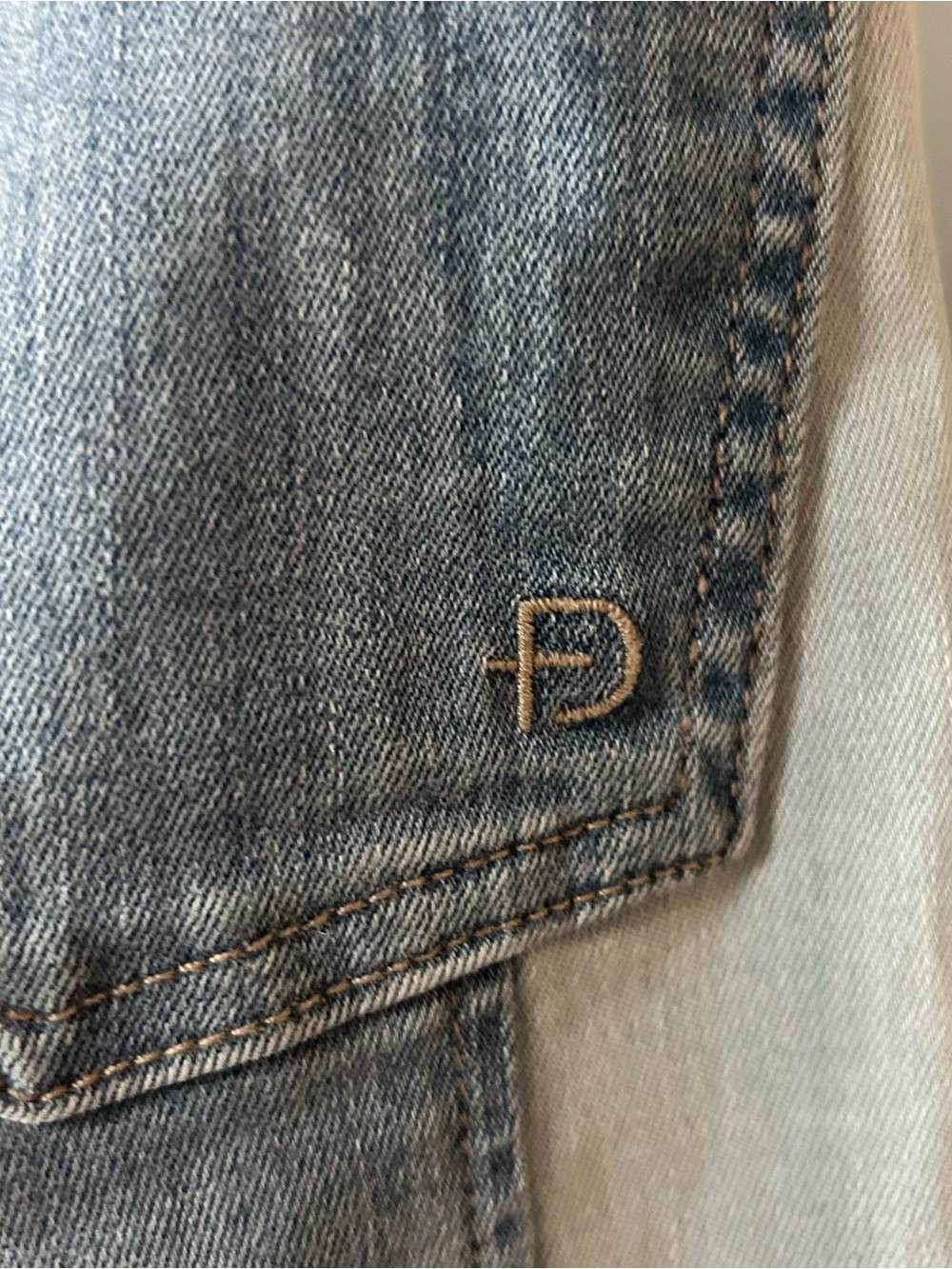 Fidelity Denim Katie Light and Medium Wash Two-Tone High Rise trouser Jeans 26 - Picture 4 of 8